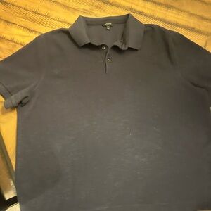 Men’s Banana Republic Textured Polo in Preppy Navy size XXL 100% cotton